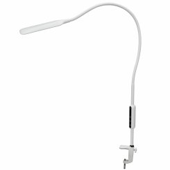 Lumina LED Tisch-Arbeitsleuchte (weiß/dimmbar/Tischklemme)