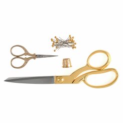 Milward Scheren-Set "Gold" (2tlg. 21,5 cm/ 9 cm)