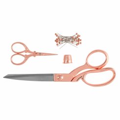 Milward Scheren-Set "Rosègold" (2tlg. 21,5 cm / 9 cm)