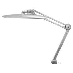 Semplix LED Arbeits-Tischlampe silber (182 LEDs/ dimmbar/ Tischklemme)