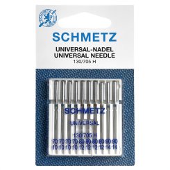 Schmetz Universalnadel Stärke 70-90/ System 130/ 705 H/ 10 Nadeln