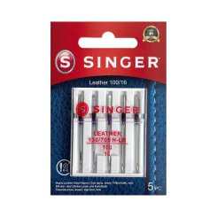Singer Ledernadel Stärke 100/ System 130/ 705H-LR/ 5 Nadeln/ Blister