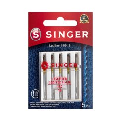 Singer Ledernadel Stärke 110/ System 130/ 705H-LR/ 5 Nadeln/ Blister