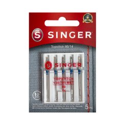 Singer Topstitch-Nadel Stärke 90/ System 130/ 705 MET/ 5 Nadeln