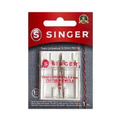 Singer Zwillingsnadel Universal Stärke 90/ 3,0 mm/ System 130/ 705H-ZWI/ 1 Nadel