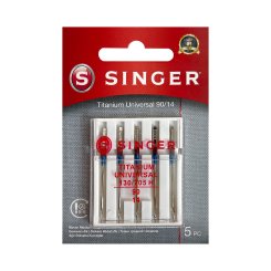 Singer Titanium Universal Stärke 90/ System 130/ 705H/ 5 Nadeln