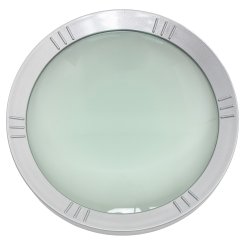 Semplix Echtglas Linse für Lupenlampe #10025077 silber (127 mm/ 5 Dioptrin)