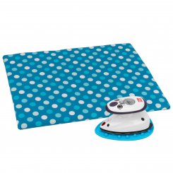 Semplix Bügel-Set mit Ablage und Prym Mini-Bügeleisen türkis/ türkis