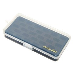 Hemline Gold Spulenbox (28 Spulen/ 19 x 9,5 x 3 cm/ schwarz/ transparent)