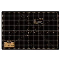 Hemline Gold Schneidematte A3 (45 x 30 cm/ inch + cm/ schwarz/ gold)
