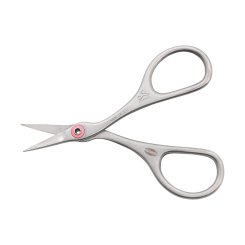 PREMAX Stickschere Ringlock Carbon-Chrom gerade (9,5 cm/ satiniert)