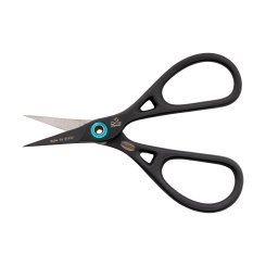 PREMAX Stickschere Ringlock Teflon gerade (9,5 cm/ schwarz)