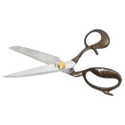 Große starke Schneiderschere (27 cm/ marmorierter Griff)