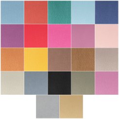 Lederimitat (0,60 m x 1,40 m/ verschiedene Farben)