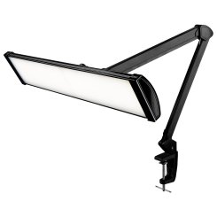 Semplix LED Arbeits-Tischlampe schwarz (540 LED/ dimmbar/ Tischklemme)