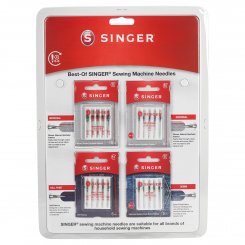 Singer Best-Of Nähmaschinennadel-Set (4 Blister/ 25 Nadeln)