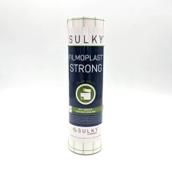 SULKY Filmoplast® strong (25 cm x 5 m/ selbstkl. Stickvlies zum Wegreißen/ weiß)