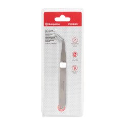 Husqvarna Viking gebogene Pinzette (11,4 cm/ 4,5"/ silbergrau-matt)