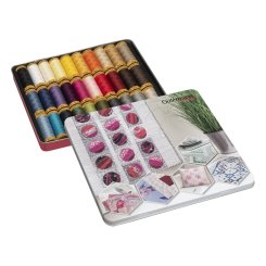 Gütermann Baumwollbox No.50 (30 Farben/ 100 m)