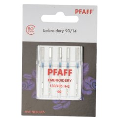 Pfaff Embroidery-Nadel Stärke 90/ System 130/ 705 H-E/ 5 Nadeln