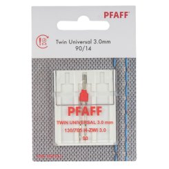 Pfaff Universal-Zwillingsnadel Stärke 90/ 3 mm/ System 130/ 705H-ZWI/ 1 Nadel