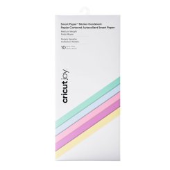 Cricut Joy Smart Sticker Cardstock (10 Stück/ pastell/ 14 x 33 cm)