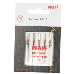 Pfaff Ball Point-Nadel Stärke 70/ System 130/ 705 HS/ 5 Nadeln