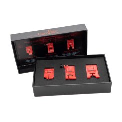 Klassé Ultra T Antihaft-Nähfuß-Set (3 Nähfüße/ rot)