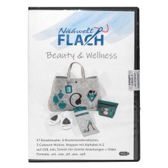 Nähwelt Flach Stickmuster-Collection "Beauty & Wellness" (30 Stickmuster/ USB)