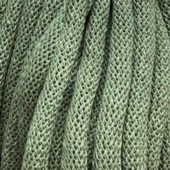 Kordel-Garn 100% recycelt Cotton/ Polyester (20 m/ 9 mm/ versch. Farben) Eucalyptus green