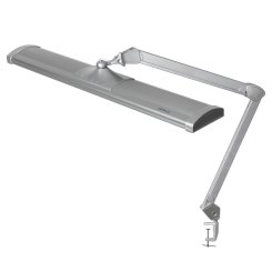 Semplix LED Arbeits-Tischlampe silber (684 LED/ dimmbar/ Tischklemme)