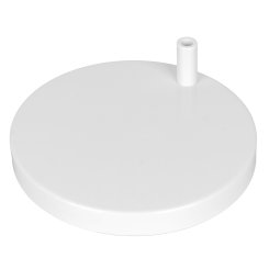 Semplix schwerer Tischstandfuß weiß (Gewicht 8,35 kg/ Ø 250 mm)