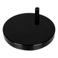 Semplix schwerer Tischstandfuß schwarz (Gewicht 8,35 kg/ Ø 250 mm)