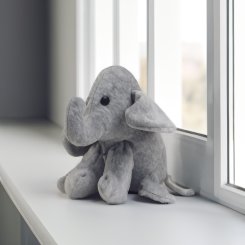 Cuci-Cuci Elefant "Fantino" Nähset für Näh-Anfänger und Kinder