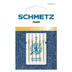 Schmetz Gold Jeans-Nadel Stärke 100/ System 130/ 705 H-JT/ 5 Nadeln