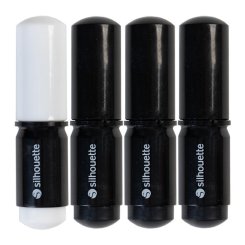 Silhouette Sketch Pen 4er-Pack (5 versch. Farb-Kombinationen) Black / White