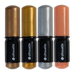 Silhouette Sketch Pen 4er-Pack (5 versch. Farb-Kombinationen) Metallic-Set