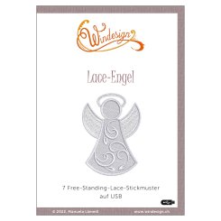 Windesign Stickmuster USB "Lace-Engel" (7 Lace-Stickmuster)