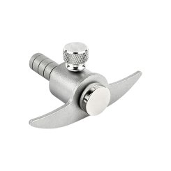 Karlchen für Rollschneider silber (Aluminium/ glasperlengestrahlt)
