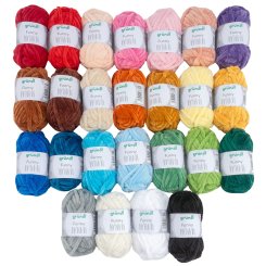 gründl Chenillegarn Funny Mini (18 m / versch. Farben)