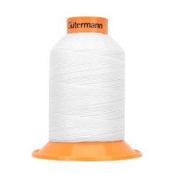 Gütermann Tera Einlauffaden für Biesen No. 5 (weiß/ 150 m)