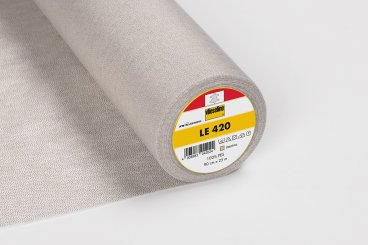 Vlieseline LE 420 Vlieseinlage für Leder/ Kunstleder (Farbe merino/ bügelbar)