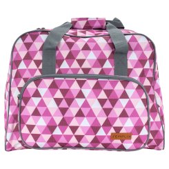 Semplix Nähmaschinentasche Diamond Design (beere/rosa)
