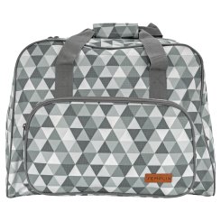 Semplix Nähmaschinentasche Diamond Design (stein/grau)