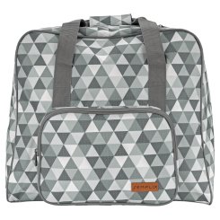 Semplix Overlocktasche Diamond Design (stein/grau)