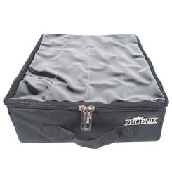Phönix Garntasche für 20 Overlock Konen (36 x 29 x 10 cm/ schwarz)