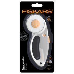 Fiskars Rollmesser / Rollschneider mit Komfortgriff (Ø 60 mm)