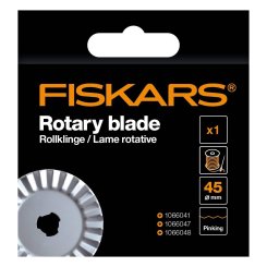 Fiskars Ersatzklinge Wellen/ Zacken (1 Klinge/ Ø 45 mm)
