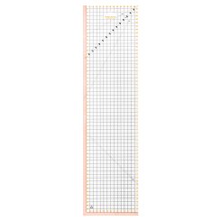 Fiskars Patchwork Lineal (15 x 60 cm/ Skalierung Zentimeter)