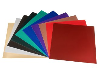 TECKWRAP satin-chrome Vinylfolie 30 x 30 cm (versch.Farben/selbstklebend)